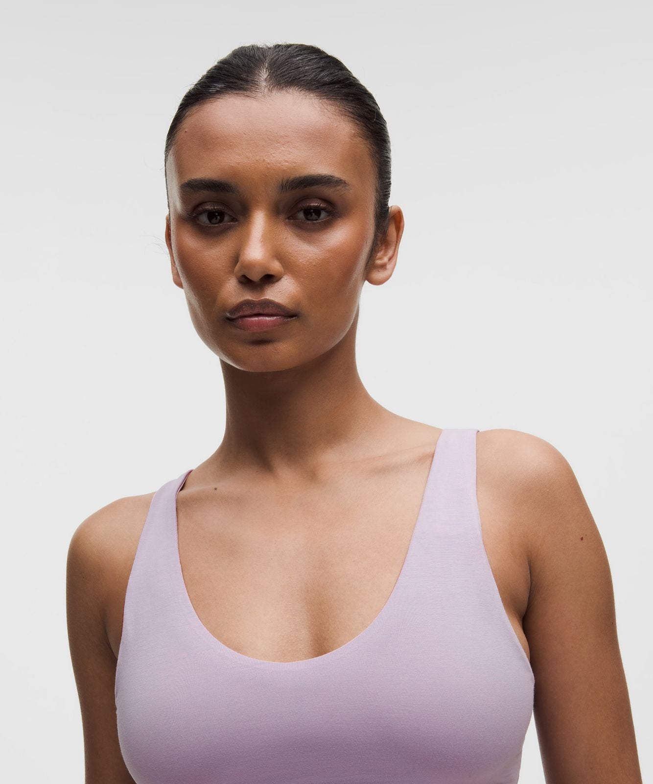 UnderEase Scoop-Neck Bralette A-C Cups *Wordmark Lilac Play