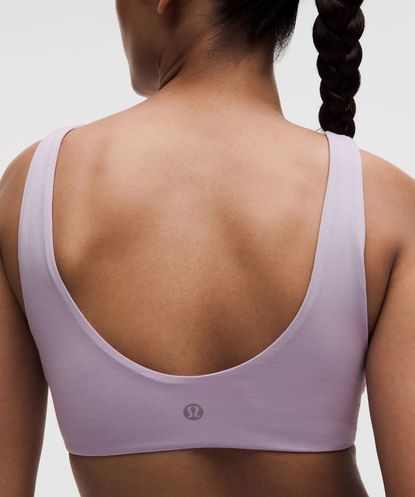 UnderEase Scoop-Neck Bralette A-C Cups *Wordmark Lilac Play
