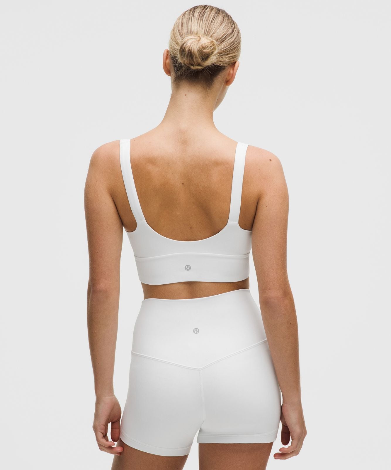 lululemon Focuser V-Neck Bra *Light Support, C/D Cup White