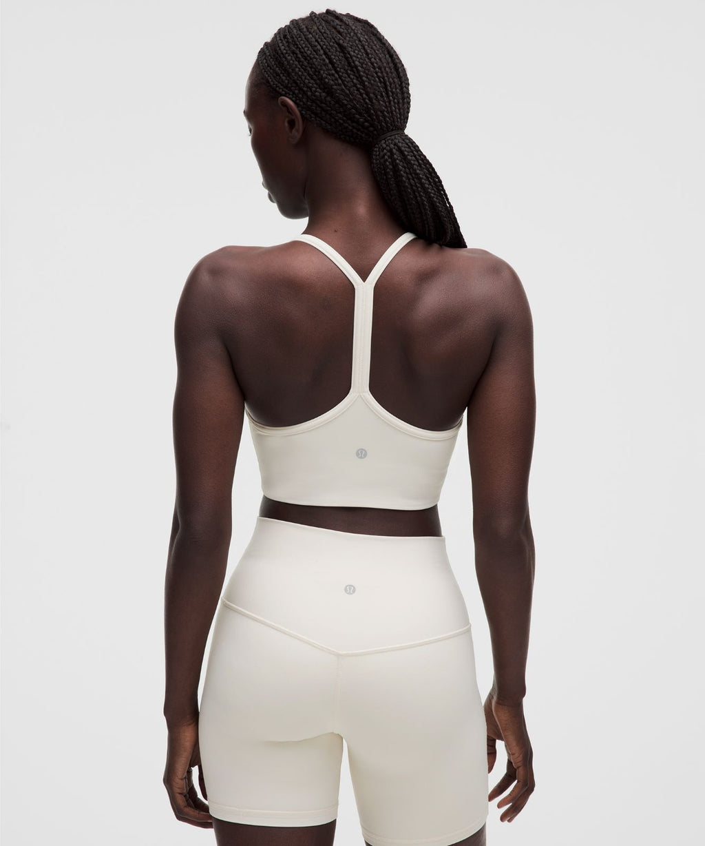 Flow Y Ruched Bra *Light Support, B/C Cup Light Ivory
