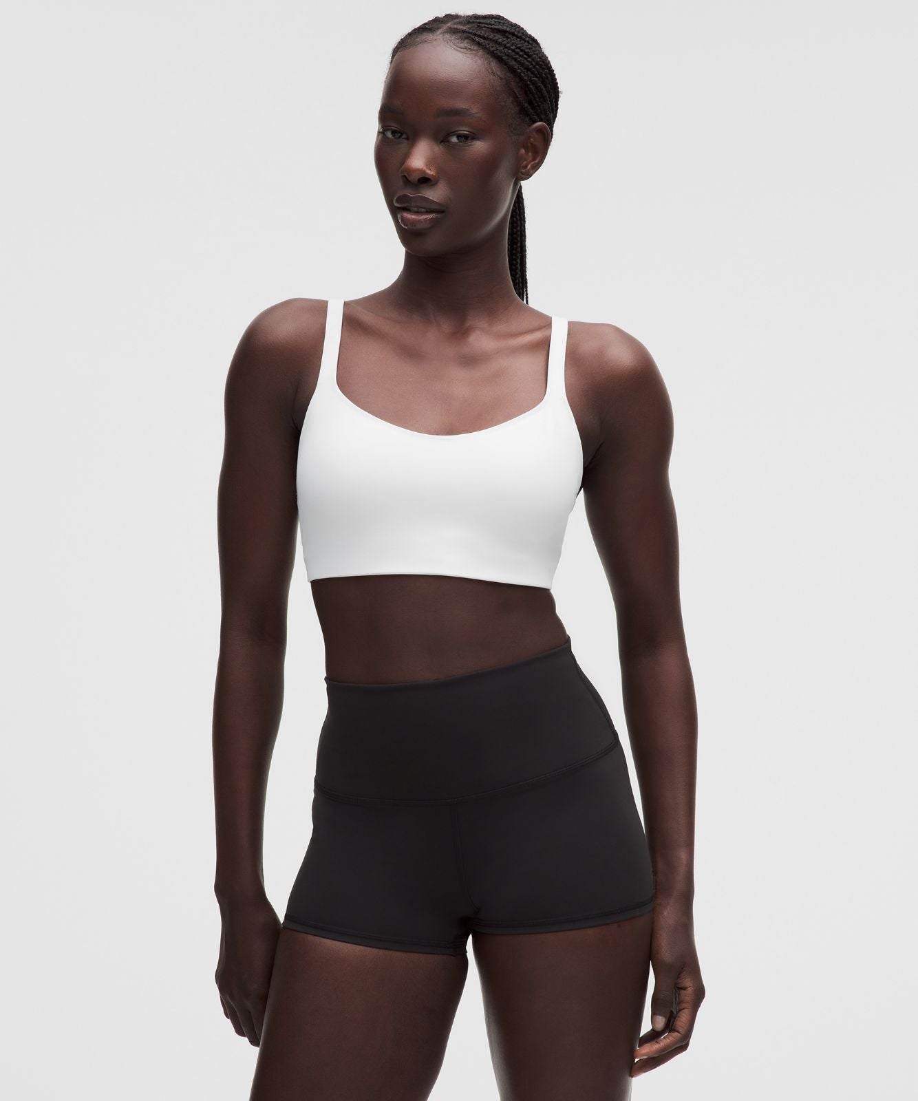 lululemon LightLift Open-Back Bra *Light Support, B/C Cup White