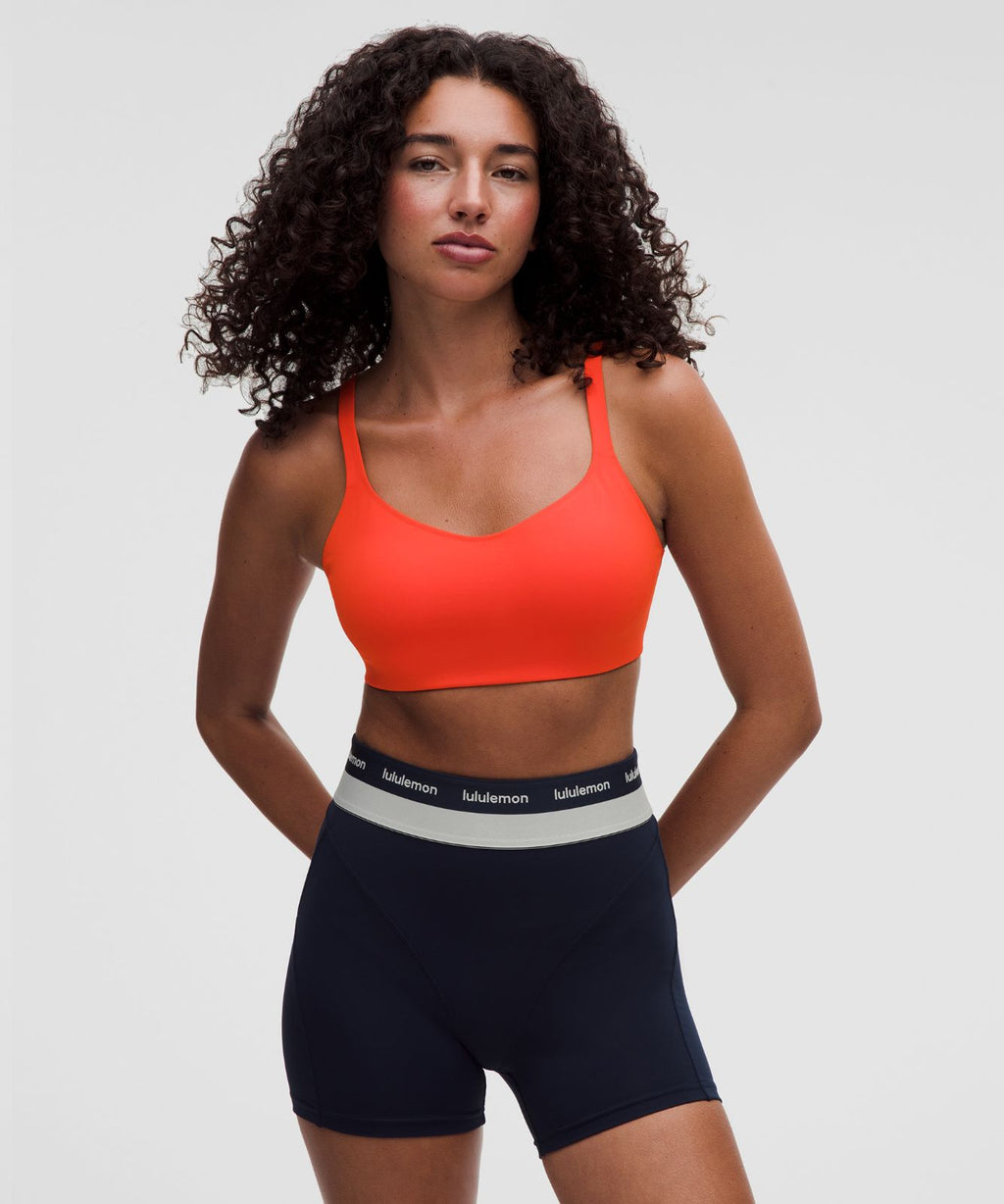 lululemon LightLift Open-Back Bra *Light Support, B/C Cup Cherry Ember