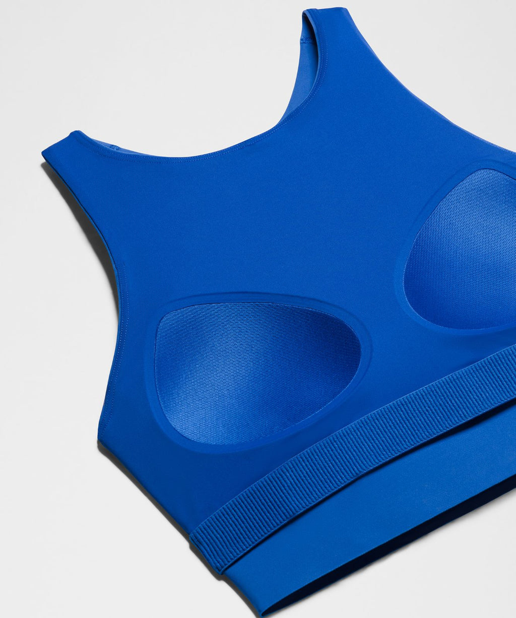 Fast and Free Bra Medium Support, B/C Cup Beach Ball Blue