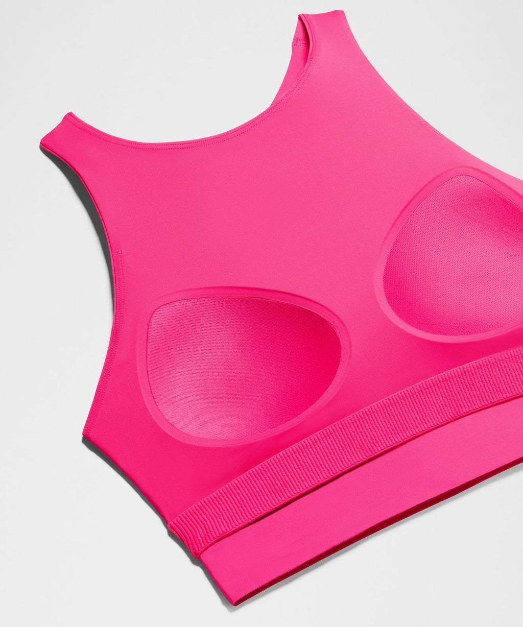 Fast and Free Bra Medium Support, B/C Cup Flamingo Fun Tone
