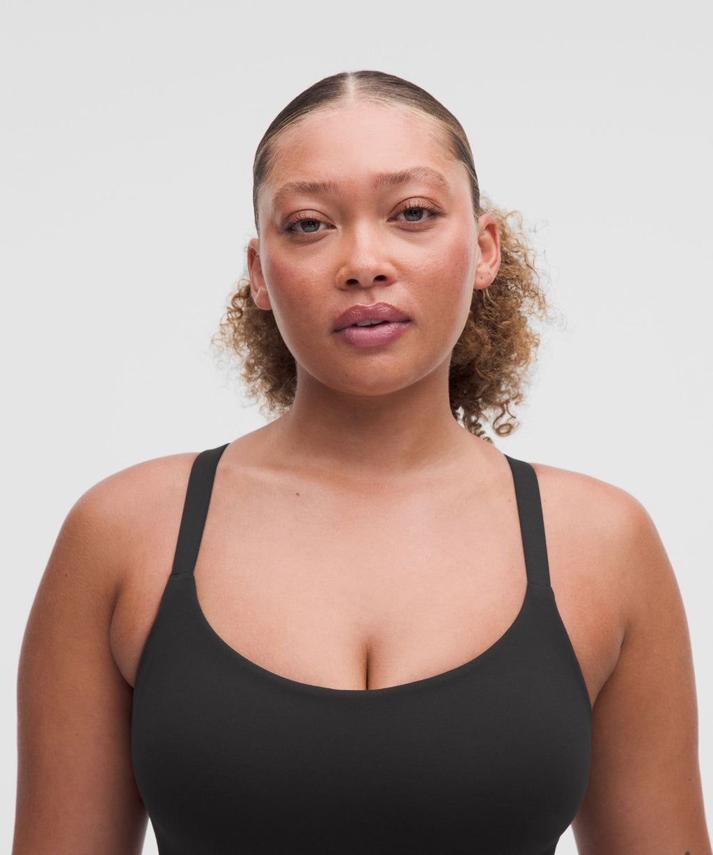 Wunder Train Strappy Racer Bra *DDD/G Cup Black