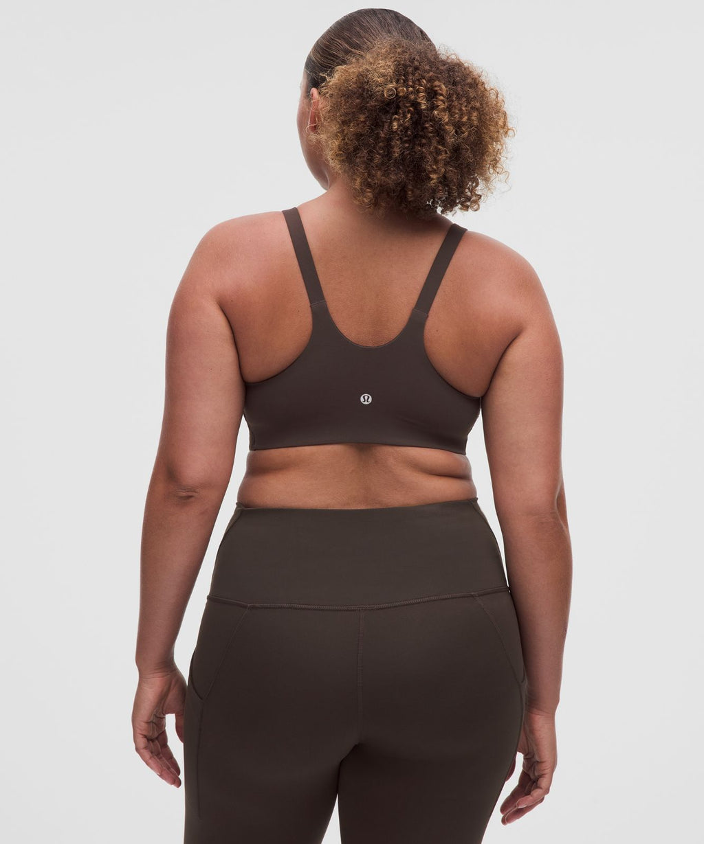 Wunder Train Strappy Racer Bra *DDD/G Cup Mahogany Muse