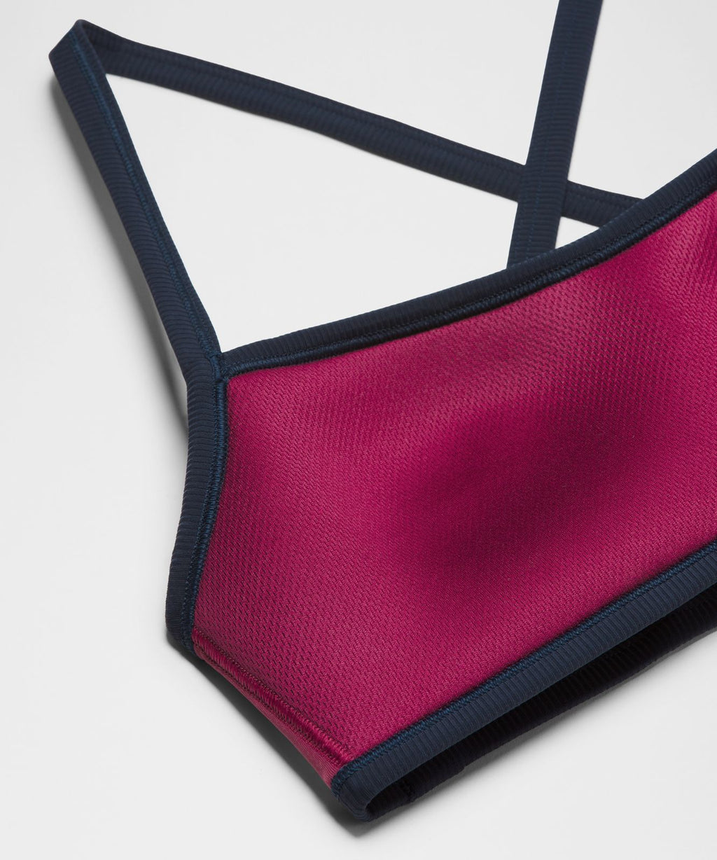 Like a Cloud Bra B/C Cup *Contrast Trim Raspberry Rave/True Navy