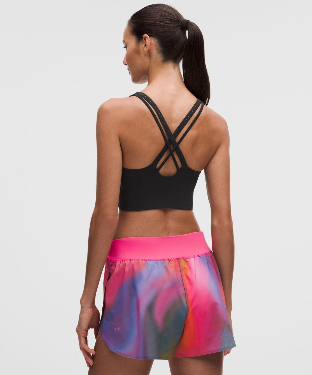 lululemon Energy Longline Bra with Storage Evolve *Medium Support, B/C Cup Black