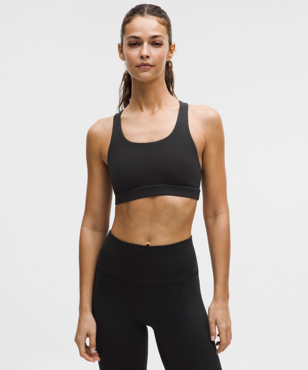 Wunder Train Mesh-Back Bra *Medium Support, B/C Cup Black