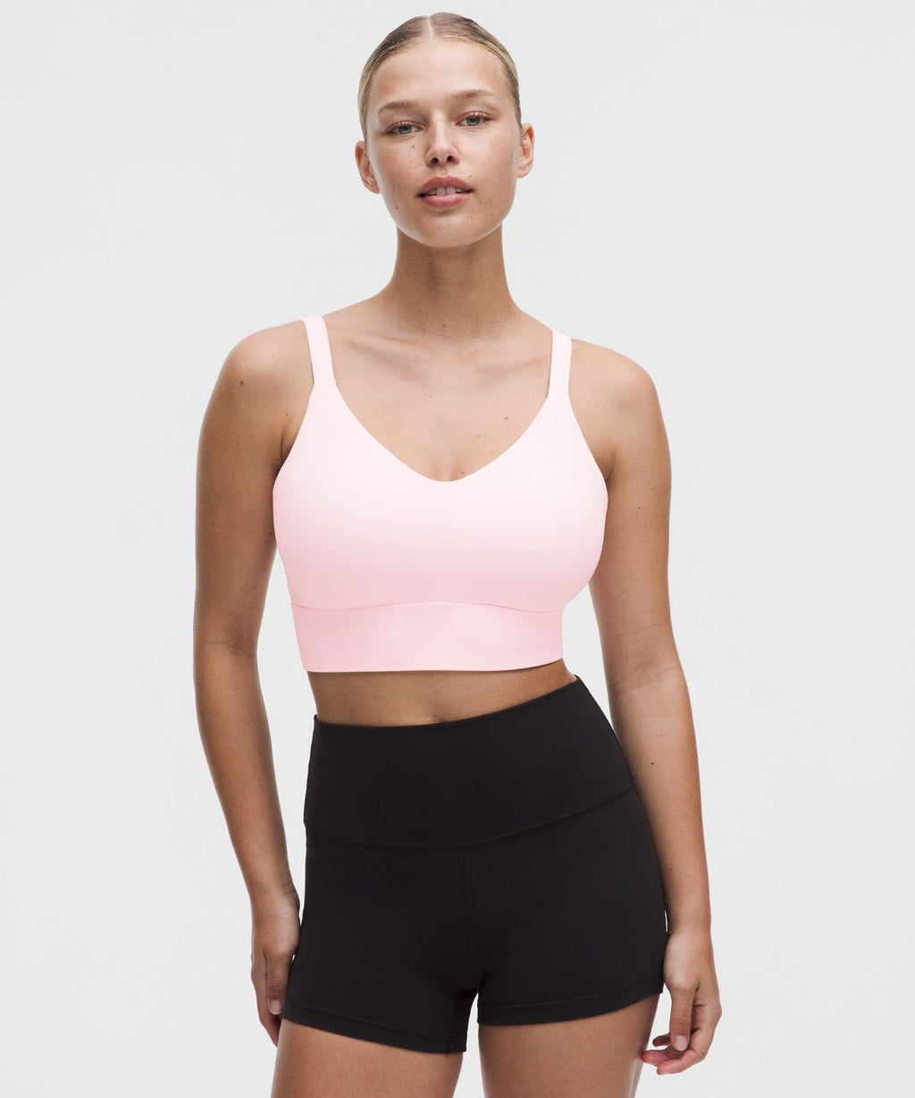 lululemon Focuser Scoop-Neck Bra *Light Support, DDD–G Cups Pink Pearl