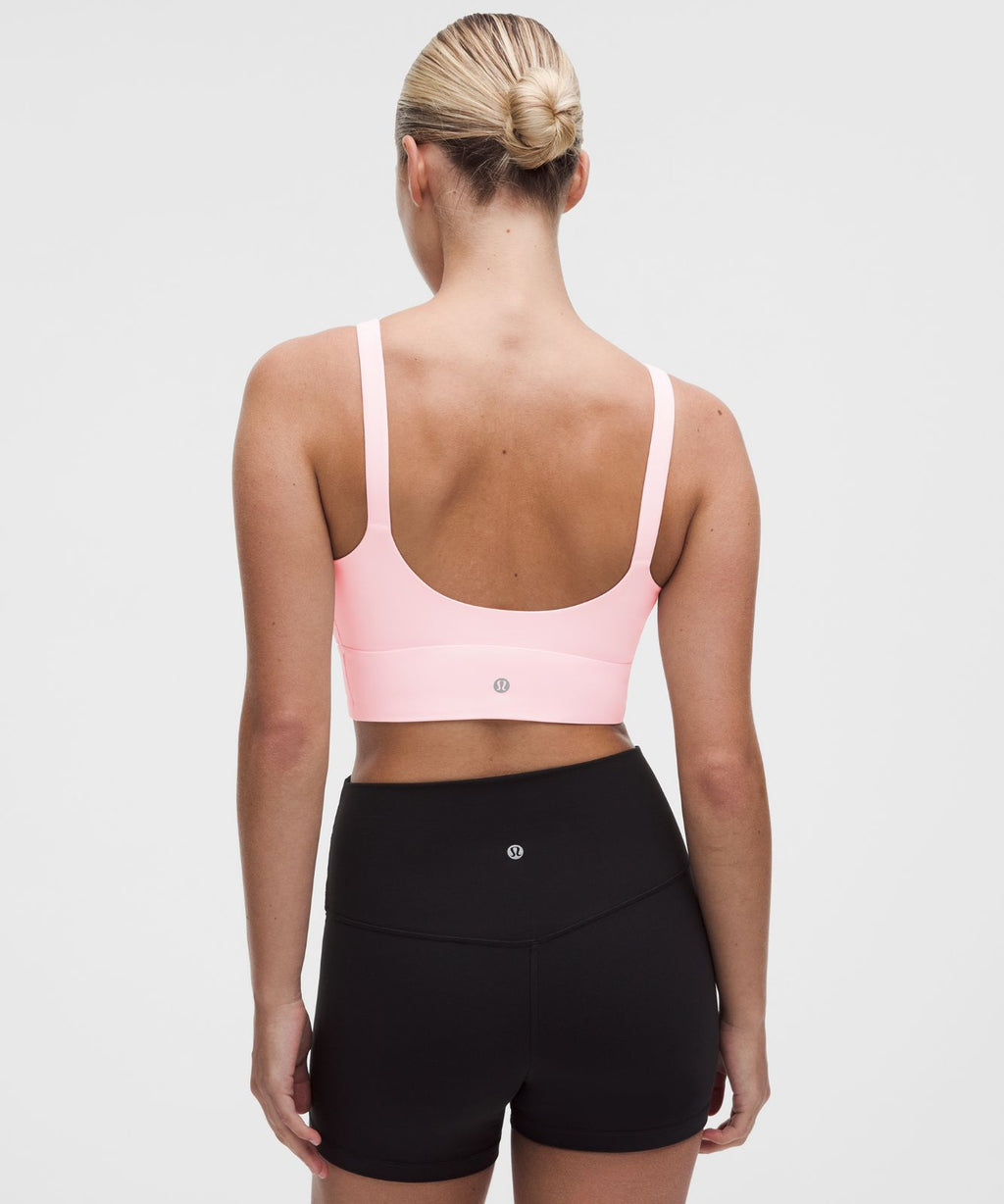 lululemon Focuser Scoop-Neck Bra *Light Support, DDD–G Cups Pink Pearl