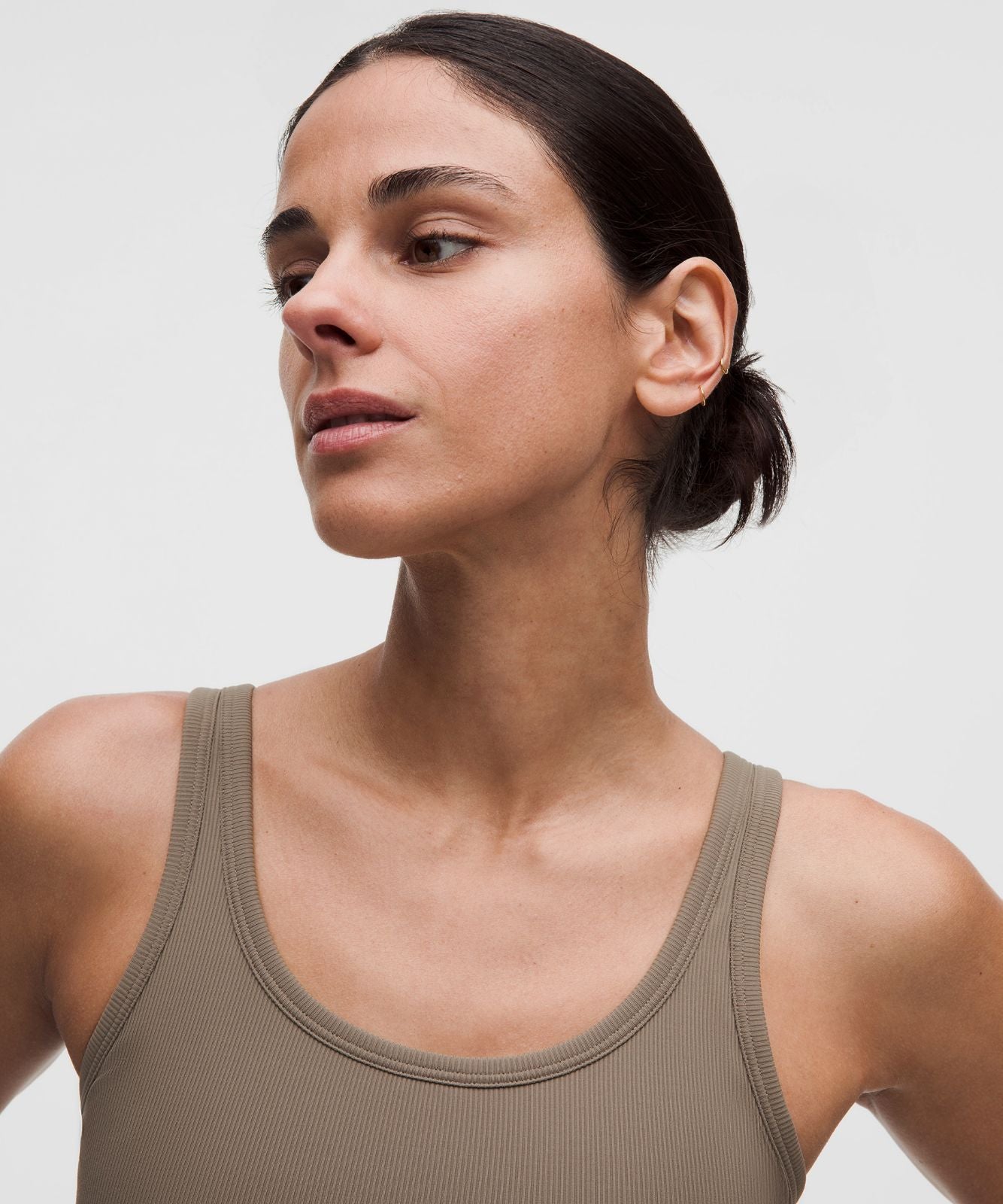 Nulu Ribbed Scoop-Neck Bra *Light Support, B/C Cup Nomad