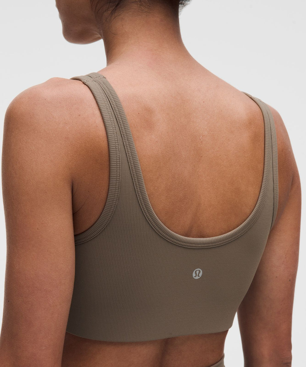 Nulu Ribbed Scoop-Neck Bra *Light Support, B/C Cup Nomad