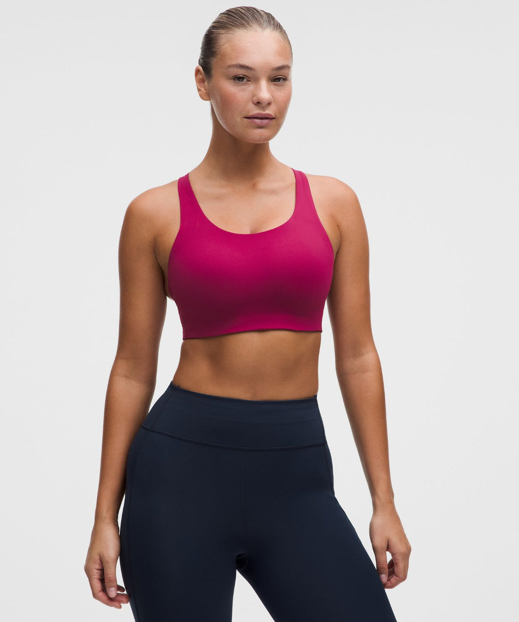 lululemon Energy Bra *High Support, B–G Cups Raspberry Rave