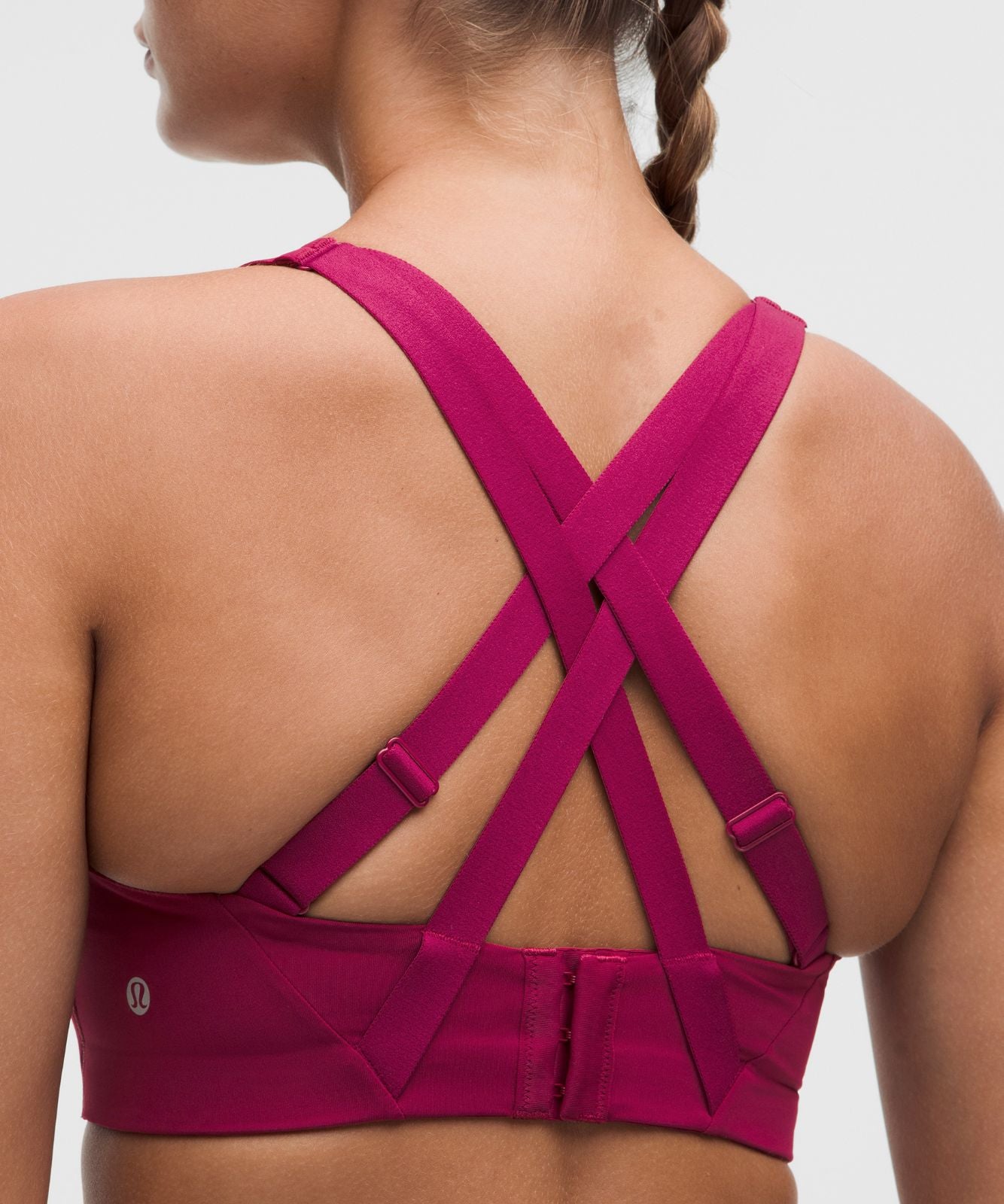 lululemon Energy Bra *High Support, B–G Cups Raspberry Rave