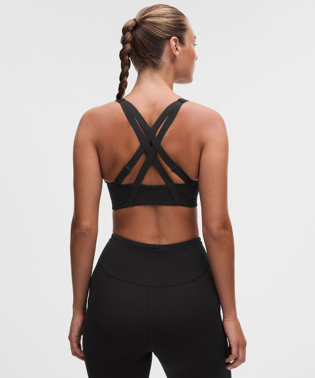 lululemon Energy Zip-Front Bra *High-Support, B–G Cups Black