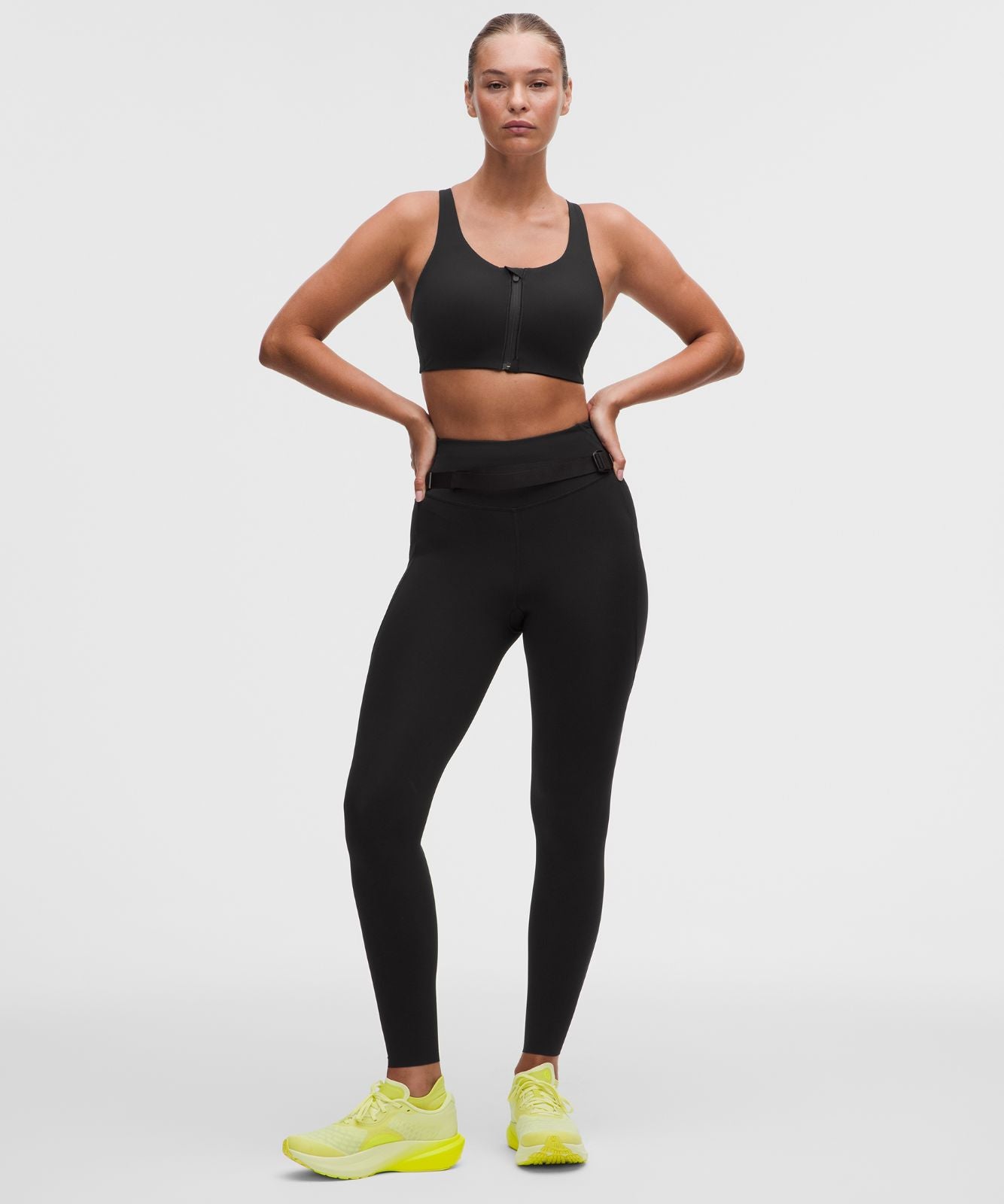 lululemon Energy Zip-Front Bra *High-Support, B–G Cups Black
