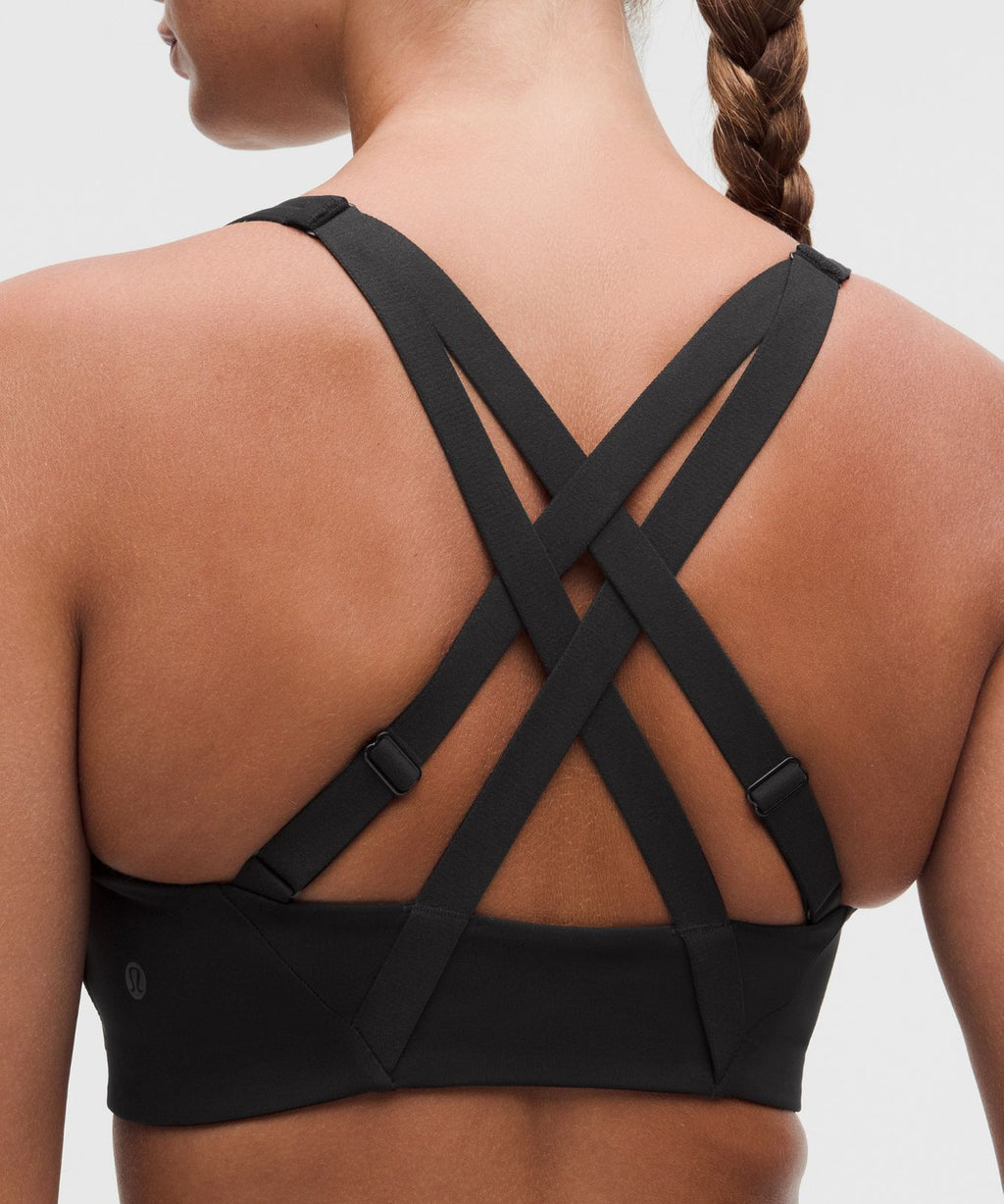 lululemon Energy Zip-Front Bra *High-Support, B–G Cups Black