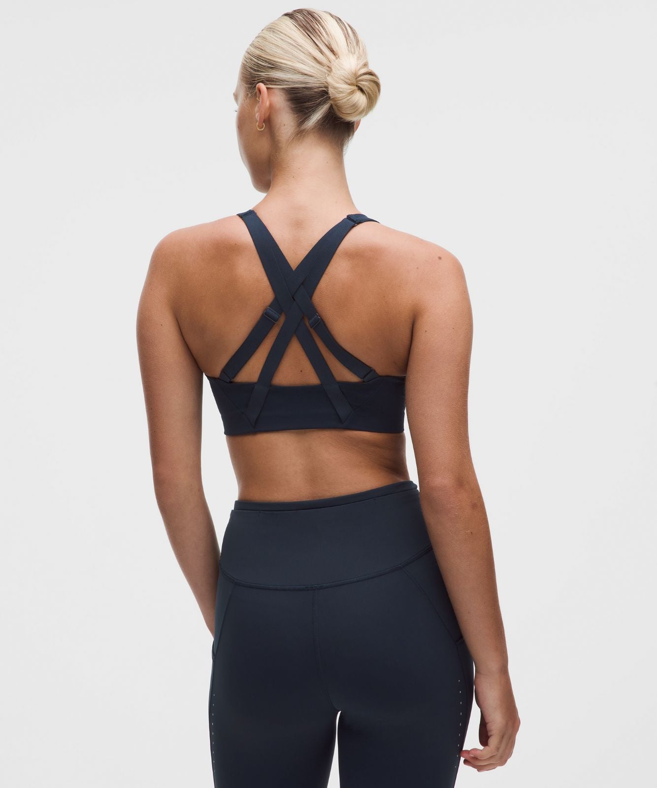 lululemon Energy Zip-Front Bra *High-Support, B–G Cups True Navy