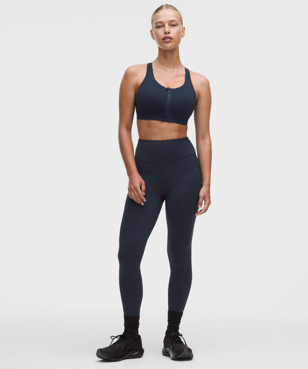 lululemon Energy Zip-Front Bra *High-Support, B–G Cups True Navy