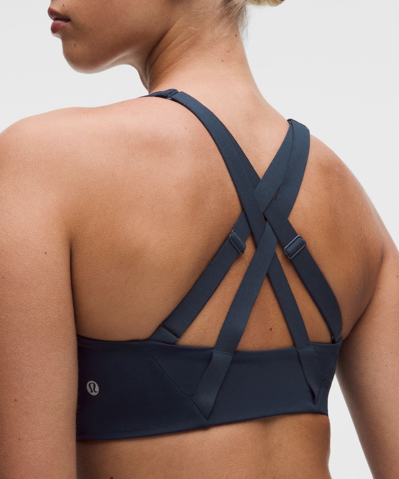 lululemon Energy Zip-Front Bra *High-Support, B–G Cups True Navy