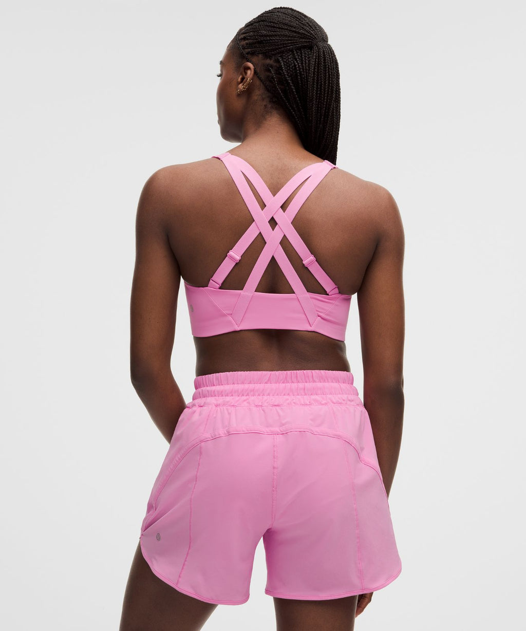 lululemon Energy Zip-Front Bra *High-Support, B–G Cups Sweet Sorbet