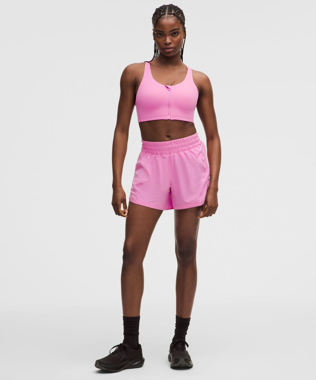 lululemon Energy Zip-Front Bra *High-Support, B–G Cups Sweet Sorbet