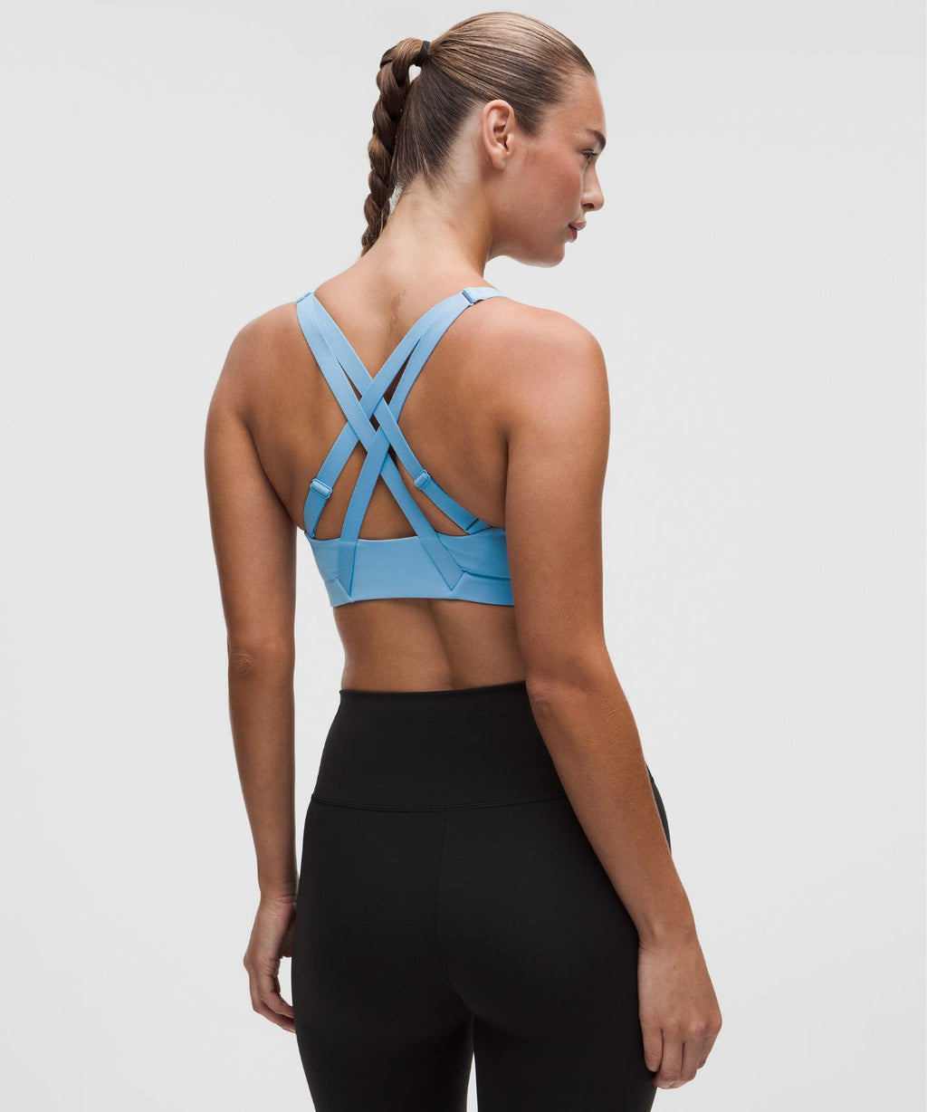 lululemon Energy Zip-Front Bra *High-Support, B–G Cups Dreamy Blue