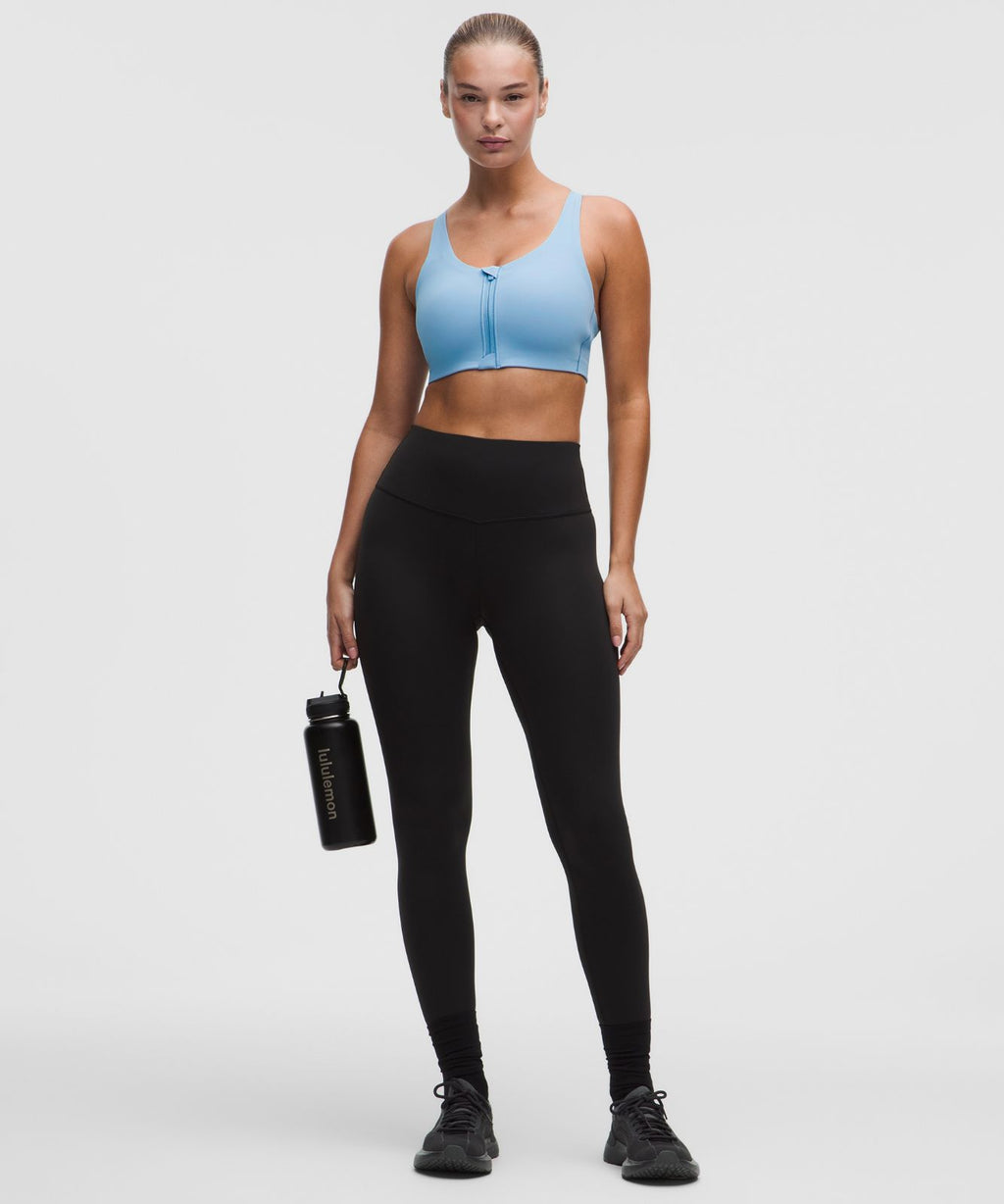 lululemon Energy Zip-Front Bra *High-Support, B–G Cups Dreamy Blue