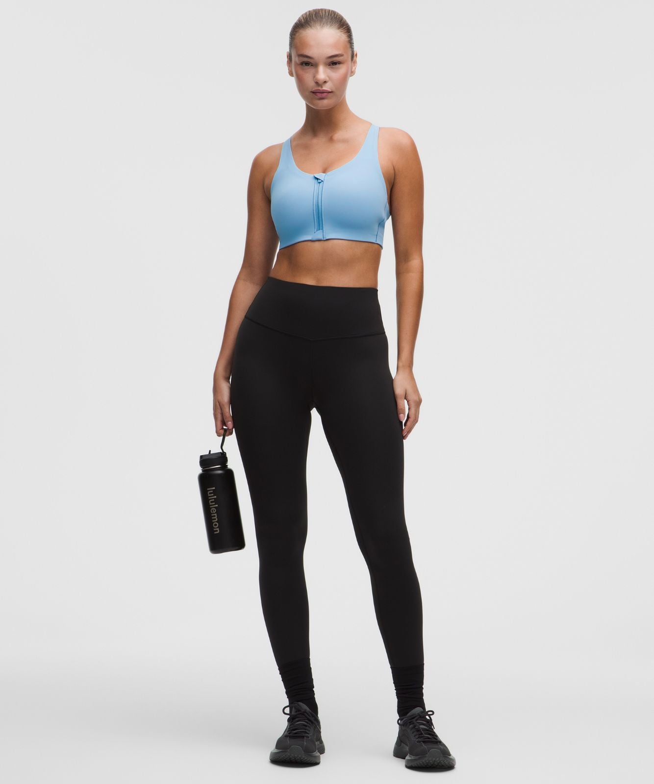 lululemon Energy Zip-Front Bra *High-Support, B–G Cups Dreamy Blue