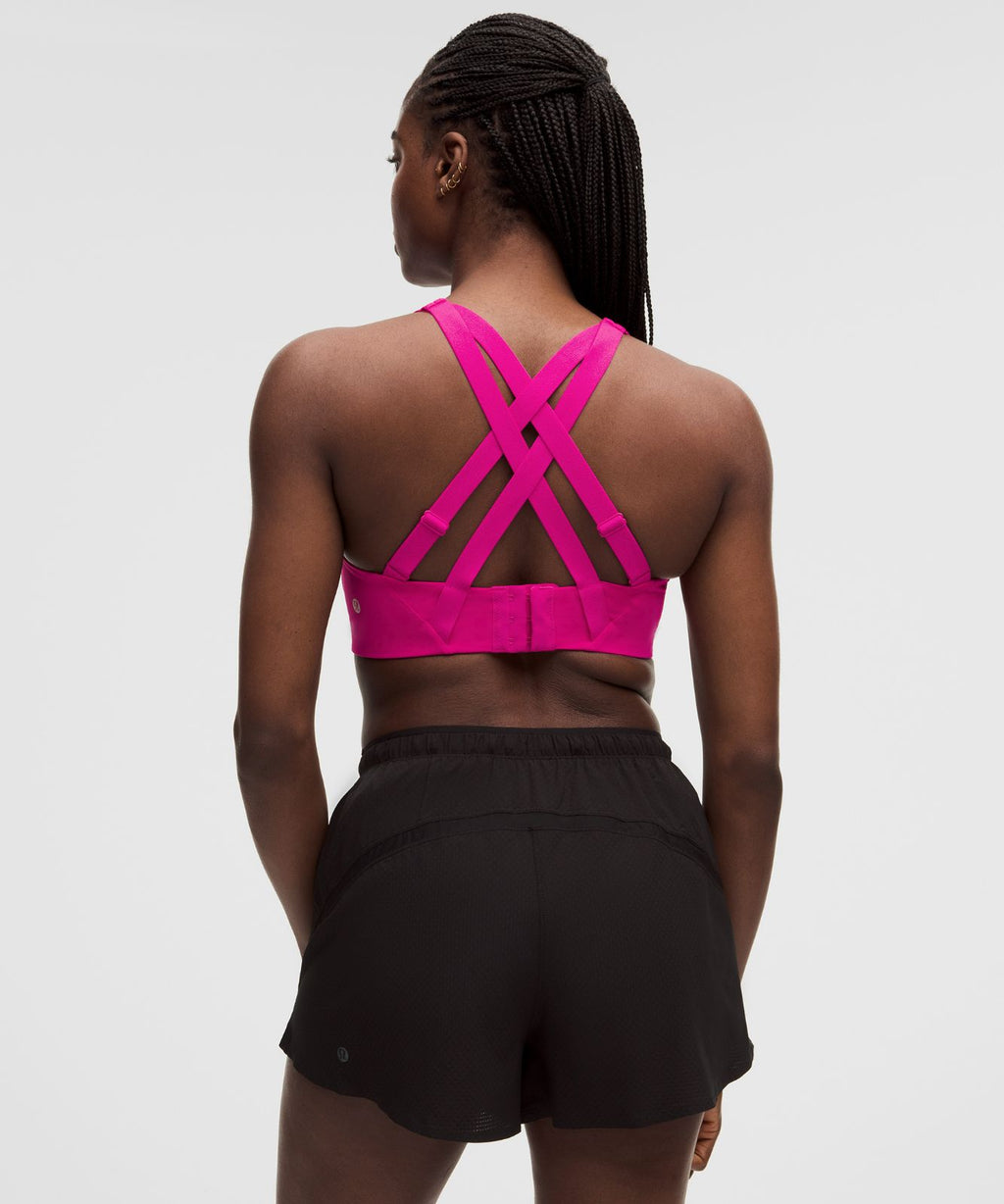 lululemon Energy Bra *High Support, B–G Cups Pink Flare