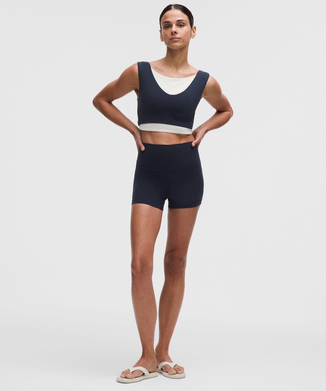 Bend This Boat and Scoop Bra *Light Support, A-C Cups True Navy