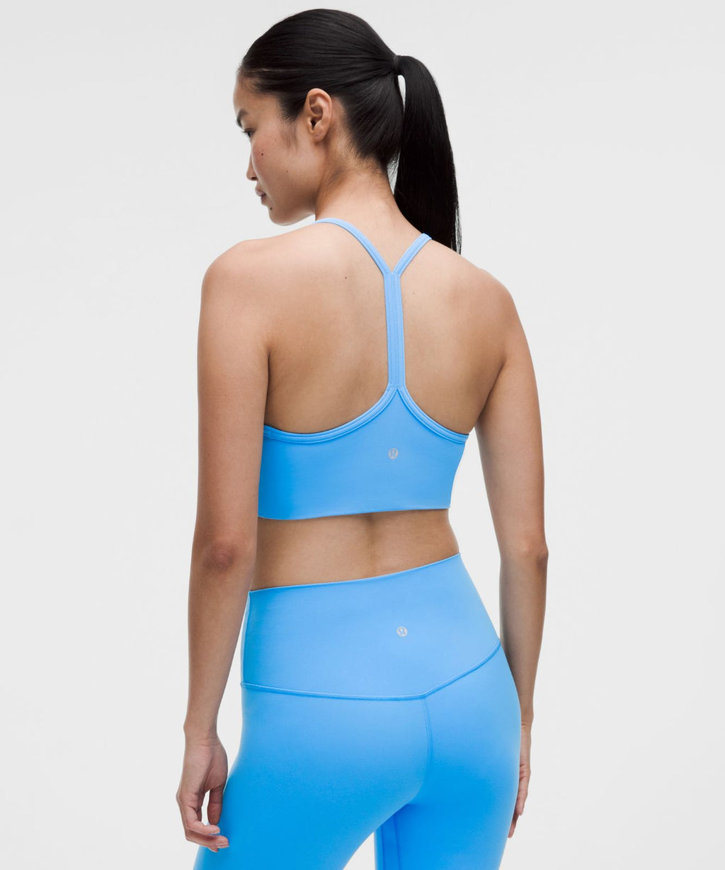 Flow Y Ruched Bra *Light Support, B/C Cup Ocean Wave