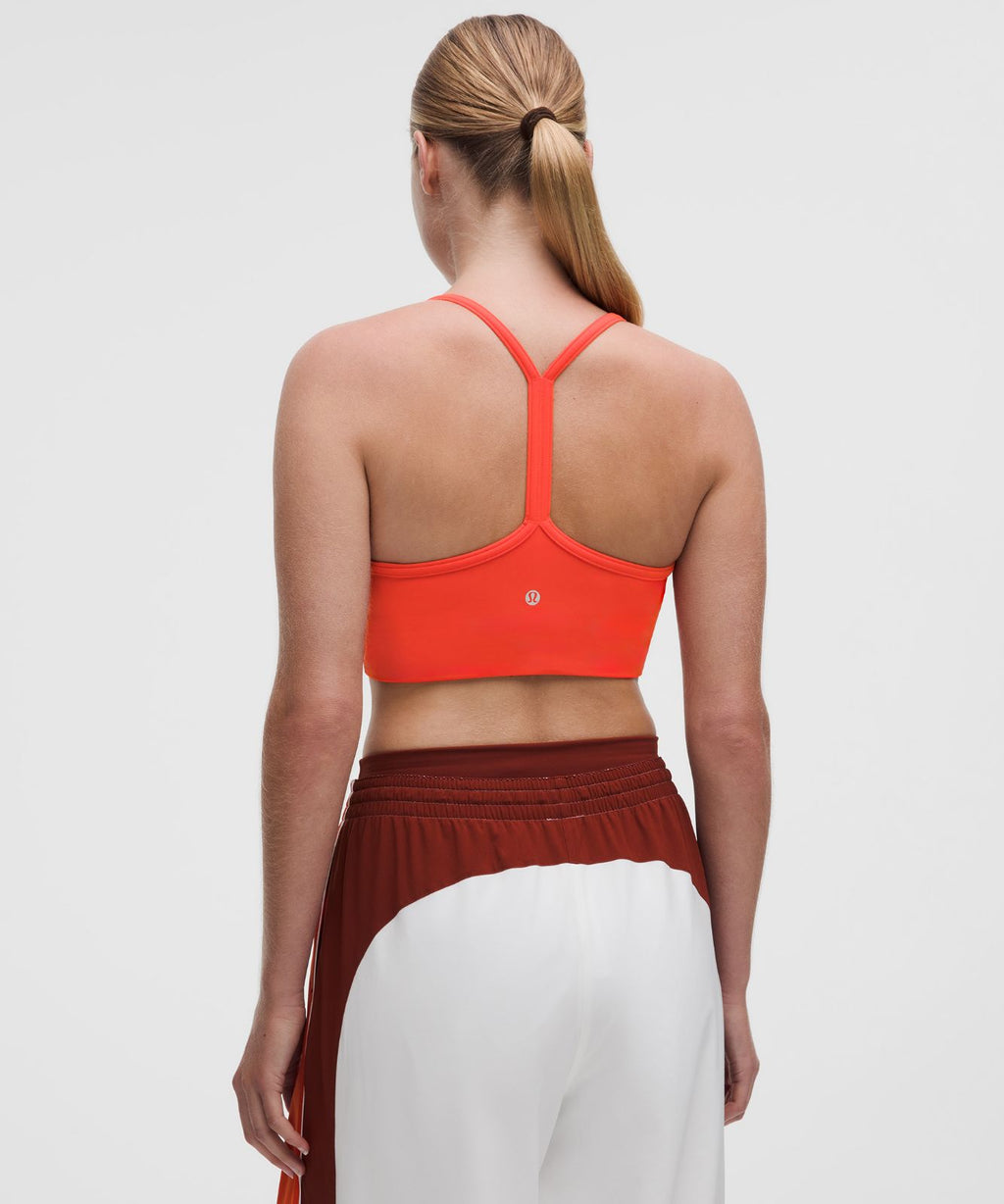Flow Y Ruched Bra *Light Support, B/C Cup Cherry Ember