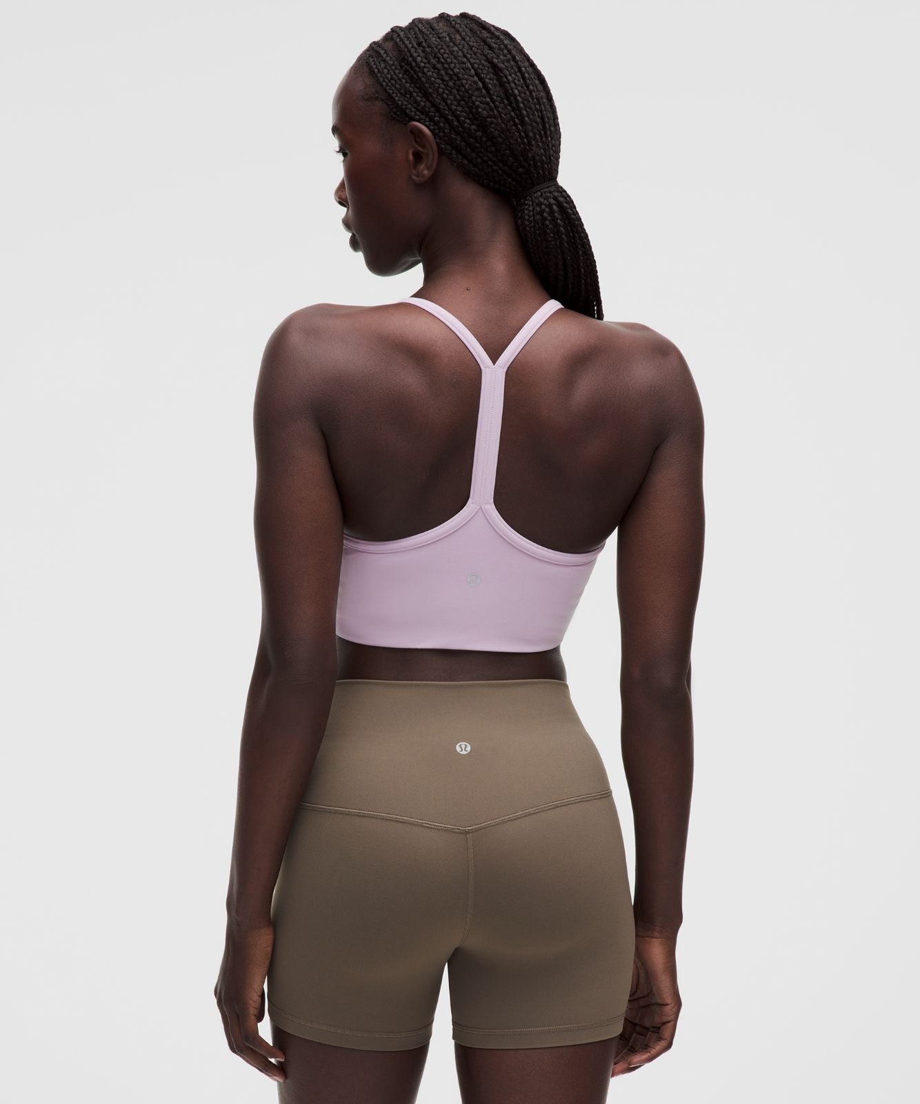 Flow Y Ruched Bra *Light Support, B/C Cup Lilac Play