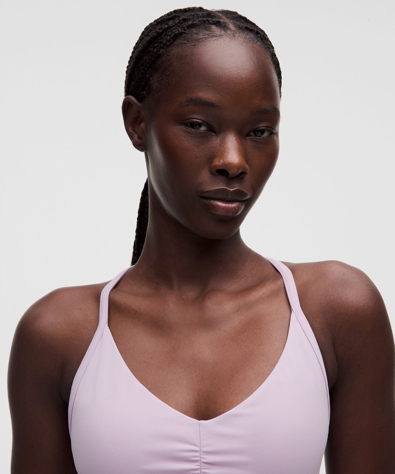 Flow Y Ruched Bra *Light Support, B/C Cup Lilac Play