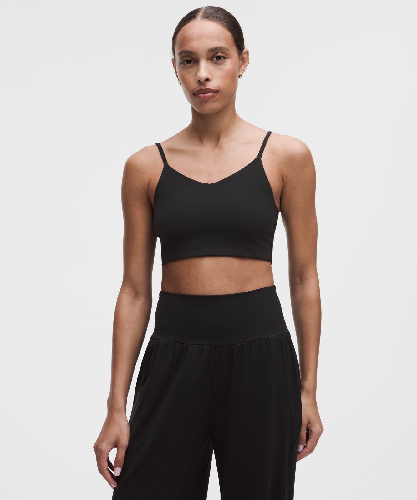 Bend This Cami Spaghetti-Strap Bra *Light Support, A–C Cups Black