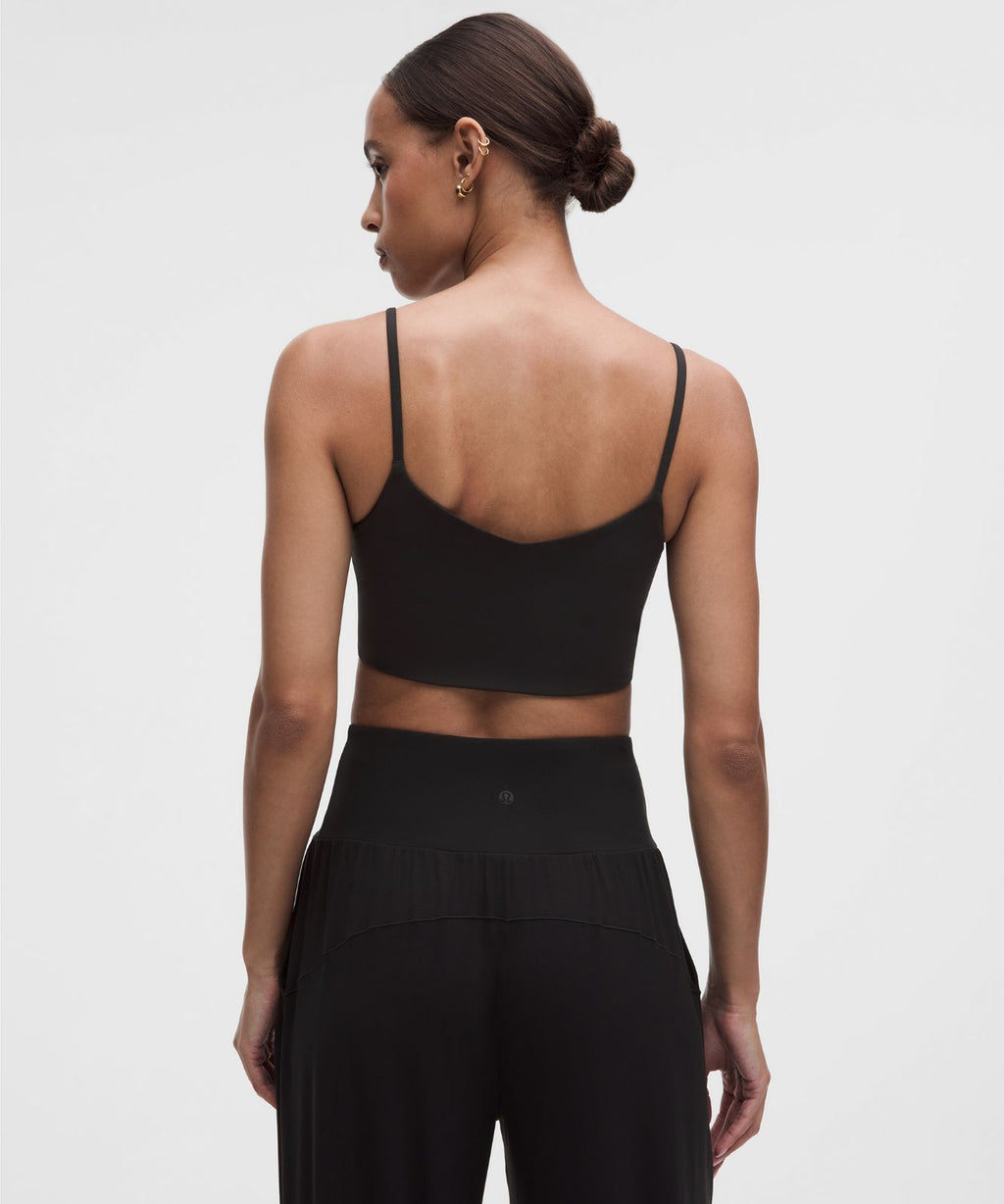 Bend This Cami Spaghetti-Strap Bra *Light Support, A–C Cups Black