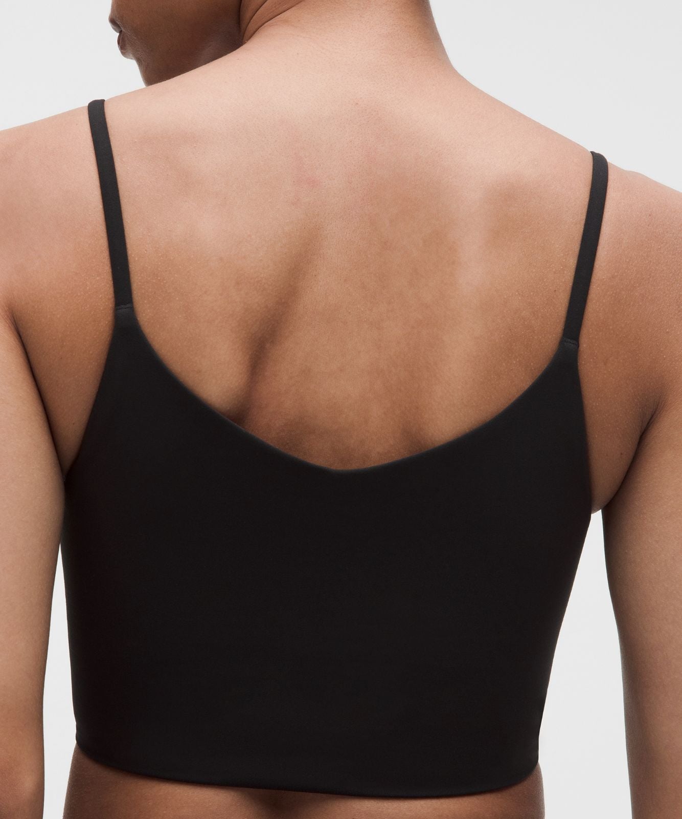 Bend This Cami Spaghetti-Strap Bra *Light Support, A–C Cups Black