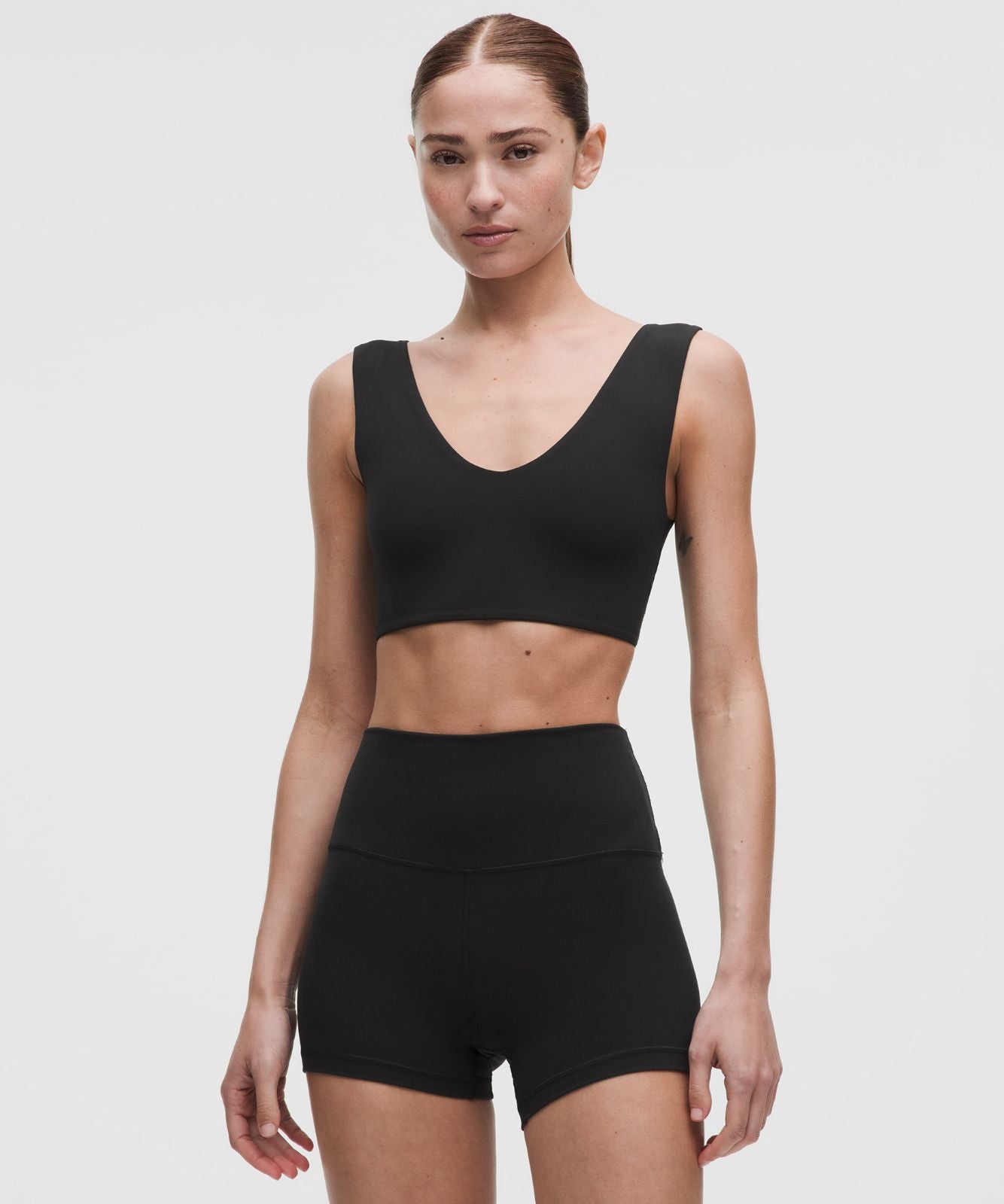 Bend This Boat and Scoop Bra *Light Support, A-C Cups Black