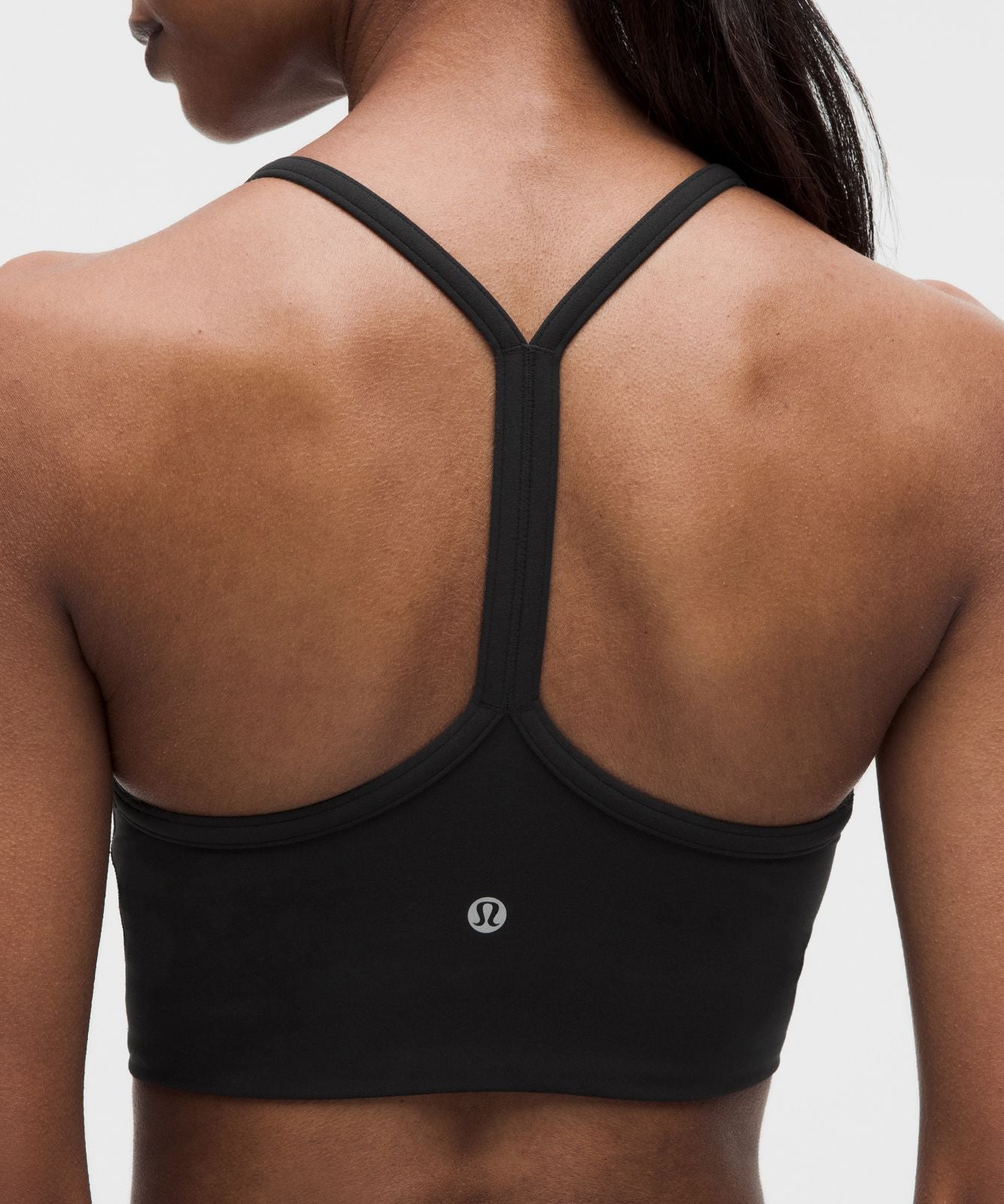 Flow Y Ruched Bra *Light Support, B/C Cup Black