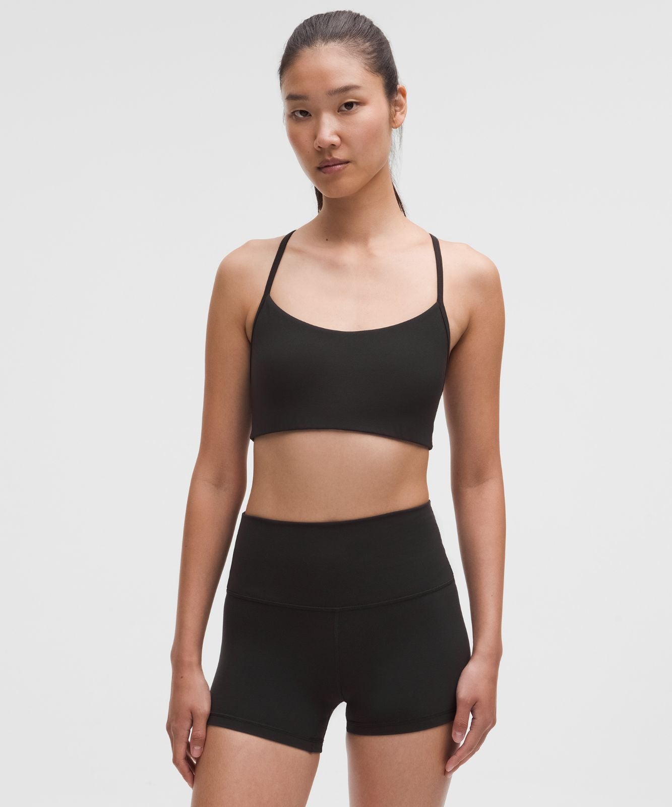 Flow Y Bra Light Support, A/B Cup *Updated Design Black
