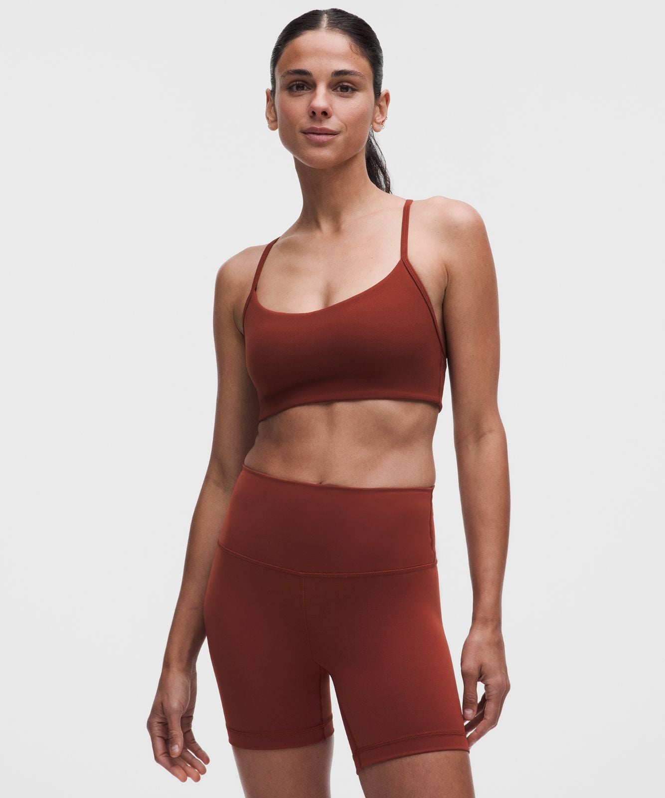 Flow Y Bra Light Support, A/B Cup *Updated Design Cranberry Charm