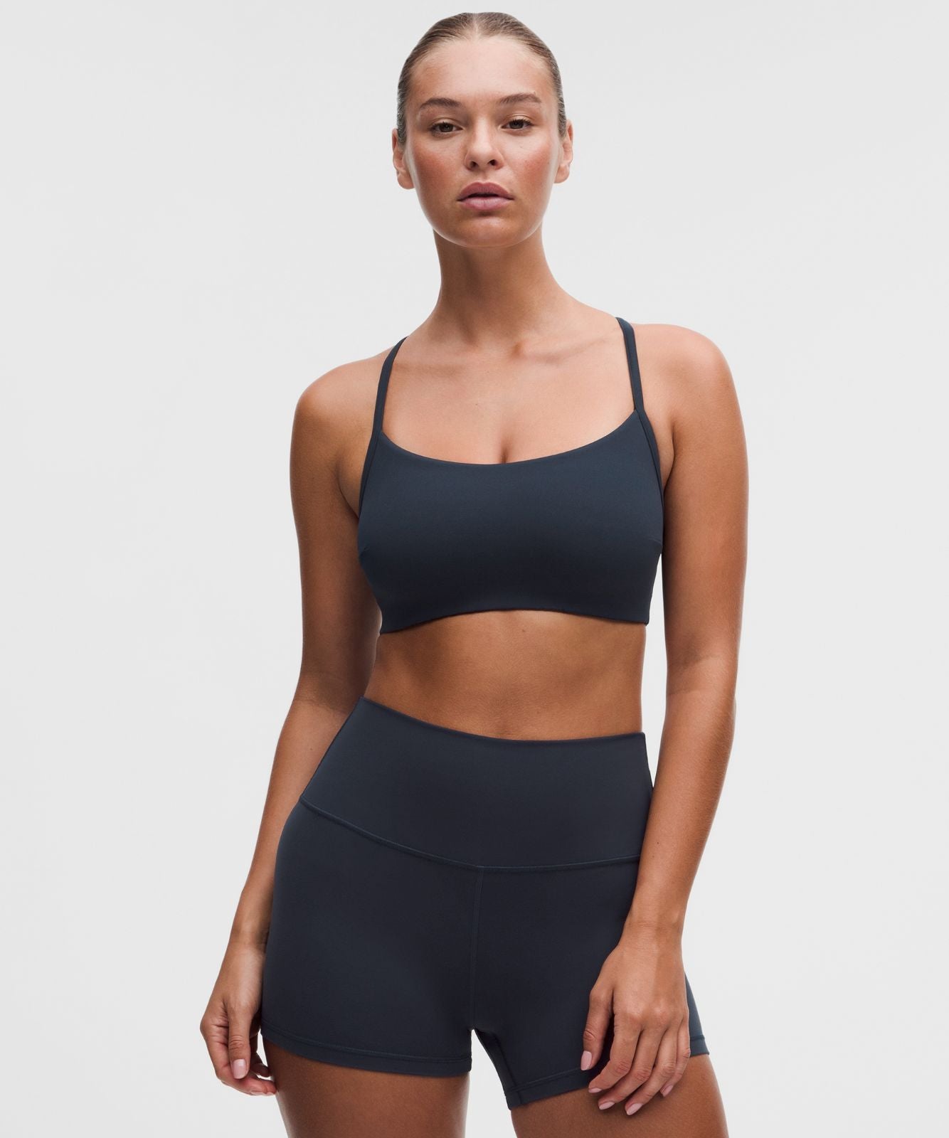 Flow Y Bra Light Support, C/D Cup *Updated Design True Navy