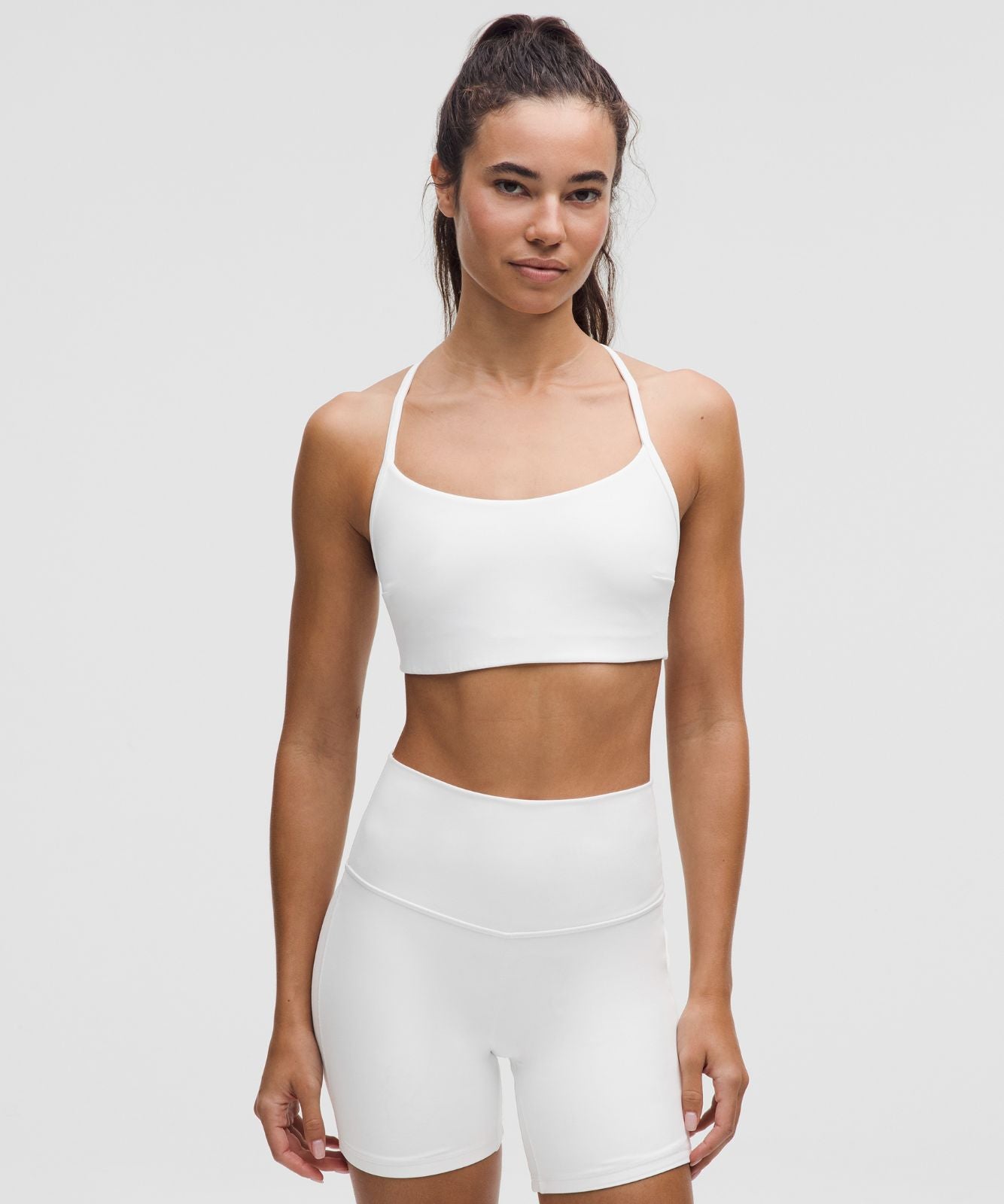 Flow Y Bra Light Support, C/D Cup *Updated Design White