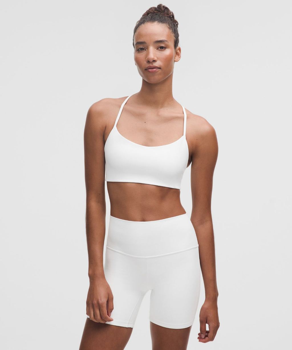 Flow Y Bra Light Support, A/B Cup *Updated Design White