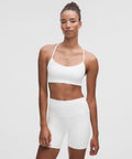 Flow Y Bra Light Support, A/B Cup *Updated Design White