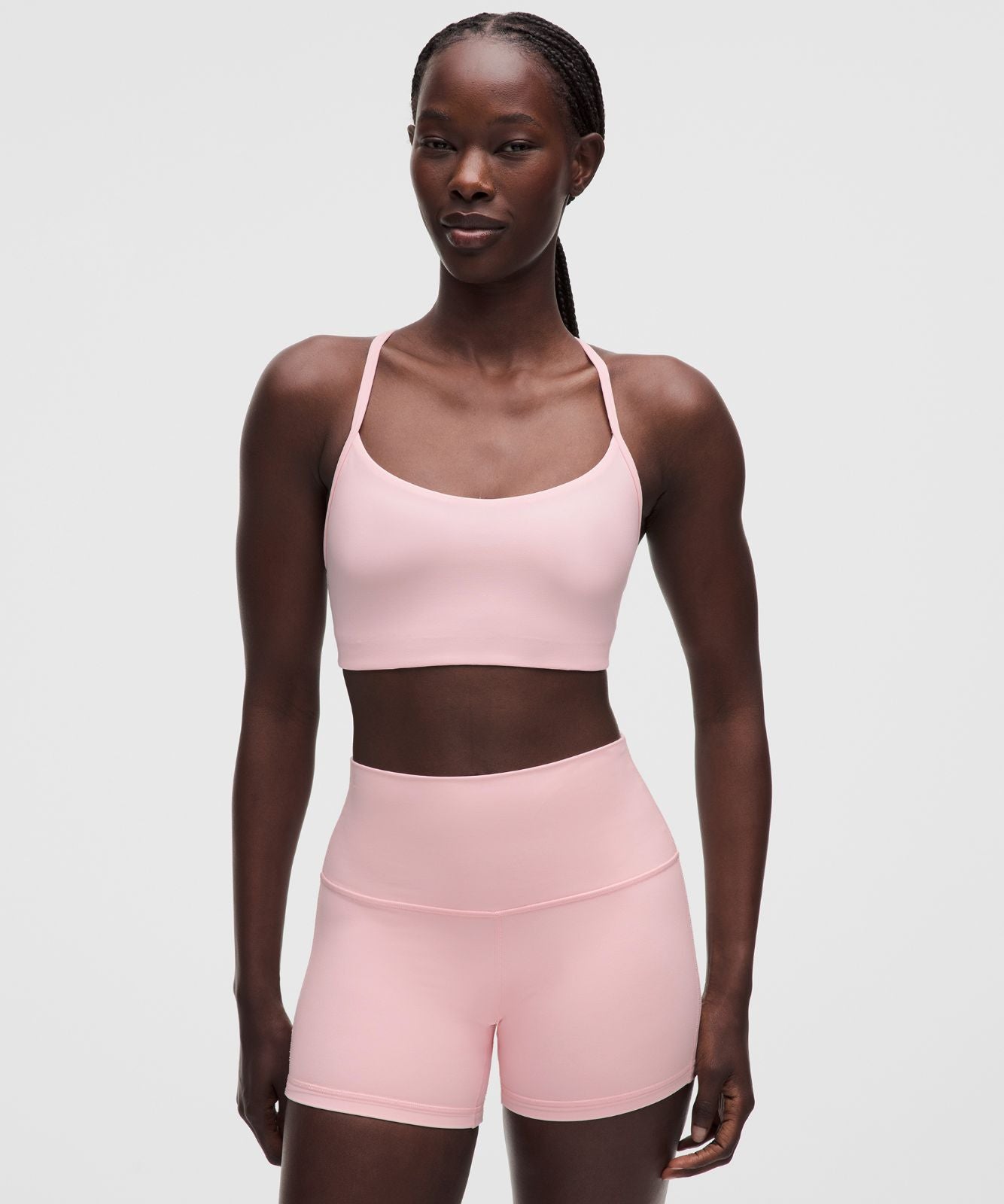 Flow Y Bra Light Support, A/B Cup *Updated Design Pink Pearl