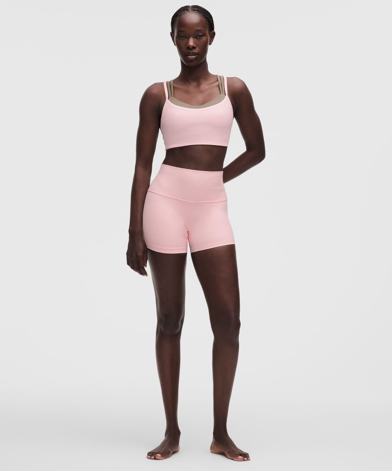 Flow Y Bra Light Support, A/B Cup *Updated Design Pink Pearl