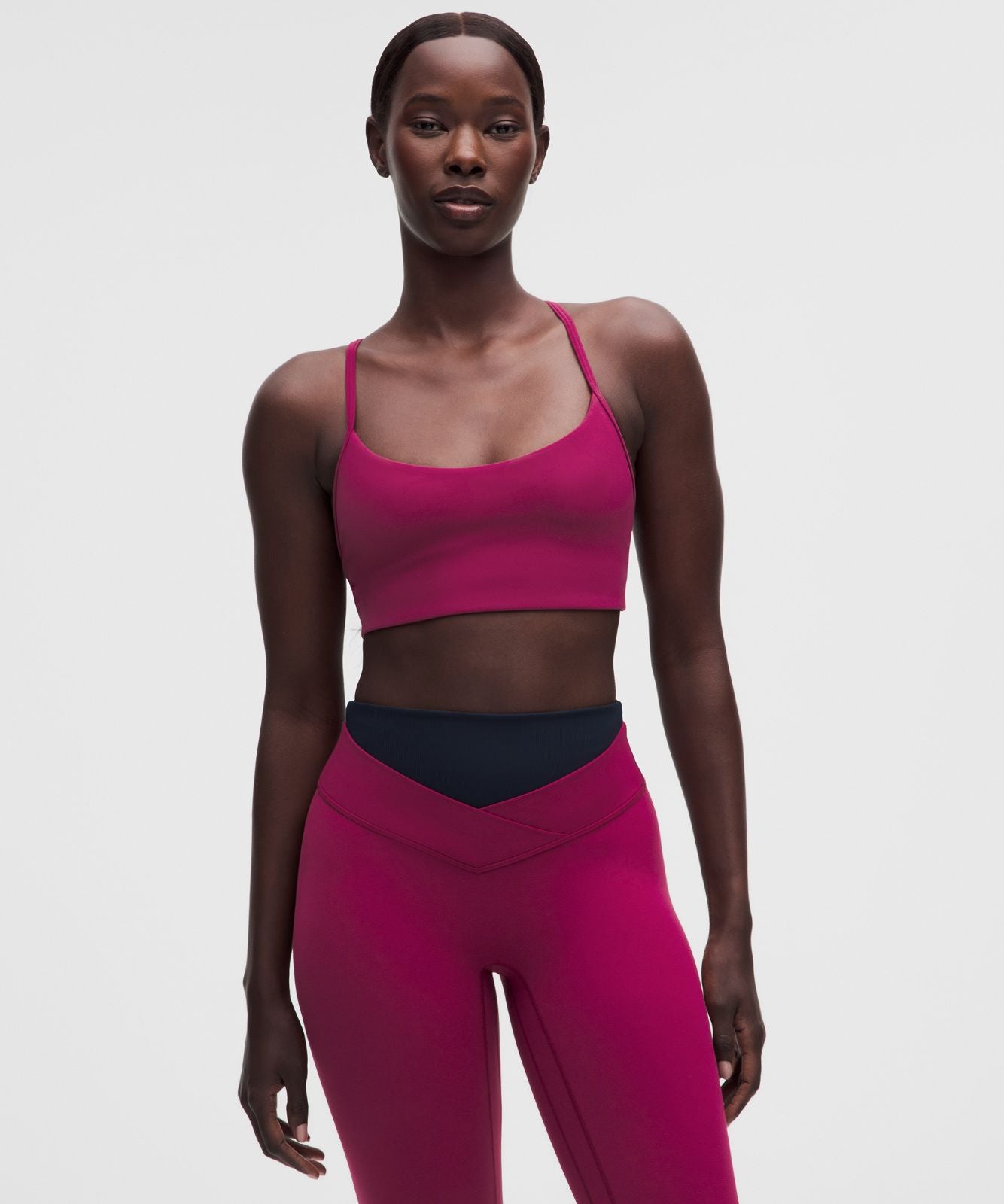 Flow Y Bra Light Support, A/B Cup *Updated Design Raspberry Rave